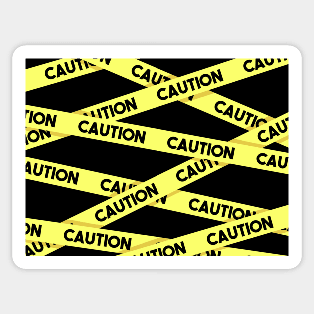 CAUTION! Sticker by KucingKecil